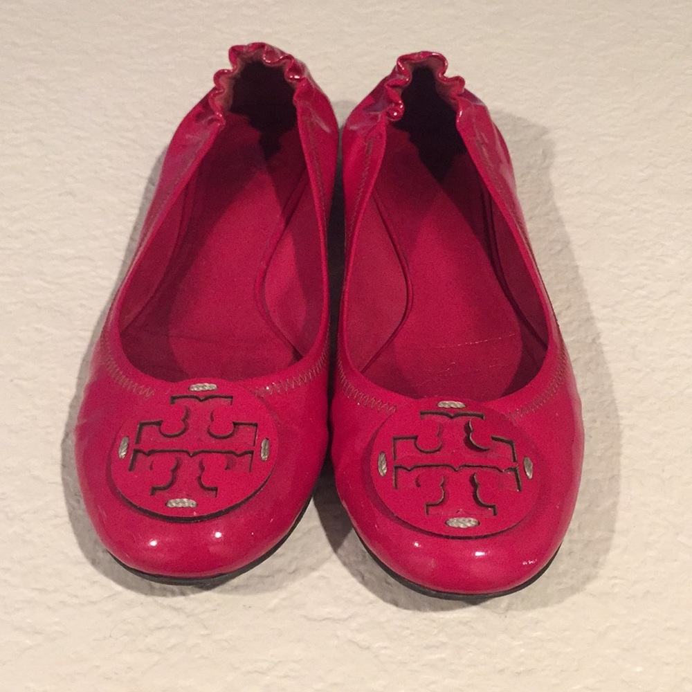 Tory Burch size 8 Keva Patent Leather Ballet Flats